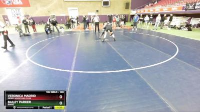 148 lbs Semifinal - Veronica Madrid, Derby Wrestling Club vs Bailey Parker, NWWC