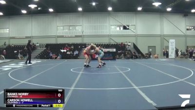 160 lbs Quarters & 1st Wb (16 Team) - Banks Norby, Colorado vs Carson Howell, California 2