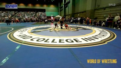 52 lbs Quarterfinal - Hazel Cardenas, Outlaws Wrestling Club vs Stella McCarther, Clinton Youth Wrestling