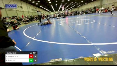 49 lbs Semifinal - Sebastian Castillo, Untouchables 9U White vs Tucker Scott, LWA 9U