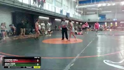 120 lbs Round 3 (10 Team) - Sean Oser, BRAWL Silver vs Cooper Hall, Patriots WC