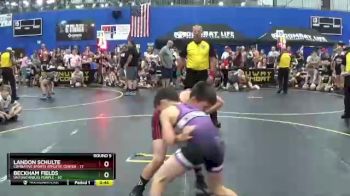 92 lbs Round 5 (6 Team) - Landon Schulte, Combative Sports Athletic Center vs Beckham Fields, Untouchables Purple