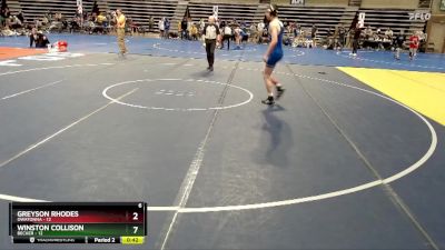 150 lbs Placement (4 Team) - Colton Glende, Owatonna vs Aiden Trenz, Becker