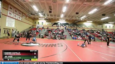 149 lbs Quarterfinal - Jay Sage, Ascend Wrestling Academy vs Xaeden Castillo, Ascend Wrestling Academy