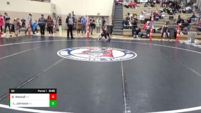 90 lbs 5th Place Match - Luke Johnson, ANML (Annandale/Maple Lake) vs Bo Westall, New Prague