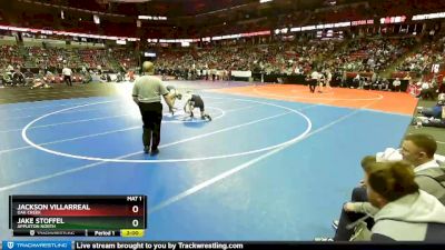 D1-152 lbs Champ. Round 1 - Jake Stoffel, Appleton North vs Jackson Villarreal, Oak Creek