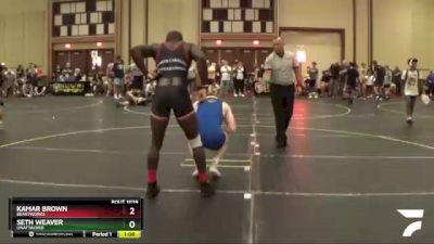 167 lbs Quarterfinal - Kamar Brown, Beastworks vs Seth Weaver, Unattached