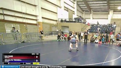 126 lbs Cons. Semi - Kai Pare, Nevada vs Braelyn Troxell, Alaska