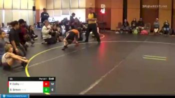 56 lbs Round 2 (3 Team) - Brody Brown, The Untouchables Gold vs Parker Colby, RIOT ROOM