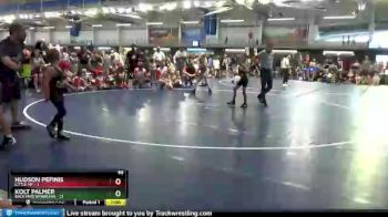 65 lbs Round 1 (10 Team) - Hudson Pefinis, Little MF vs Kolt Palmer, Backyard Brawlers