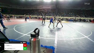 108 lbs Consi Of 8 #1 - Landon Earp, Chandler Takedown Club vs Brice Lozinsky, Berryhill Public Schools