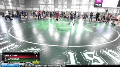 85 lbs Cons. Round 2 - Dalila Tovar, WA vs Elliott Koenig, WA