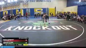 120 lbs Finals (2 Team) - Keegan Clark, Free-Buch-Creek #1 vs Ryan Cominsky, Eagle Empire