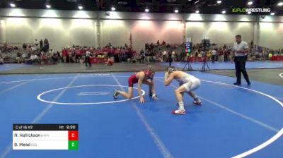 125 lbs C Of 16 #2 - Nolan Hellickson, Harvard vs Brakan Mead, Ohio State