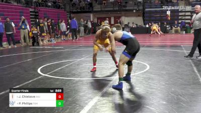 133 lbs Quarterfinal - Julian Chlebove, Arizona State vs Pat Phillips, Franklin & Marshall