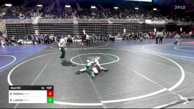 78 lbs Rr Rnd 2 - Brody Nedens, Hardin WC vs Benjamin Loecke, Bear Cave