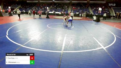 132 lbs Round Of 64 - Tyler Curtiss, Stratford vs Elijah Obisesan, Hall