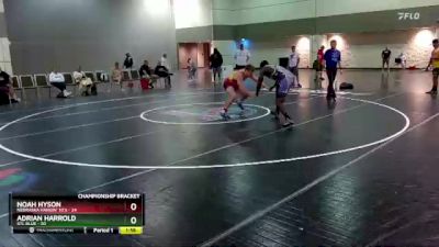 220 lbs Round 4 (16 Team) - Noah Hyson, Nebraska Hangin` 10`s vs Adrian Harrold, STL Blue