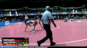 165 lbs Finals (2 Team) - Domonic Baker, Campbell University vs Gerrit Nijenhuis, Oklahoma