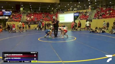 100 lbs Round 3 - Amelia Hermanson, MN vs Jaidyn Alvarado, KS