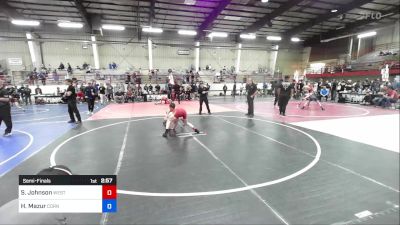 130 kg Semifinal - Samuel Johnson, Western Colorado WC vs Hudson Mazur, Cornerstone