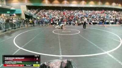 120 lbs Cons. Round 2 - Maximillion Dahl, Churchill County vs Theodore Berquist, South Tahoe