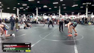 160 lbs Round 3 (8 Team) - Connor Messner, Mat Warriors vs Judson Beaver, NC National Team