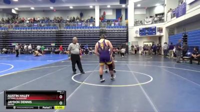 215 lbs Cons. Round 4 - Austin Haley, OTTAWA-GLANDORF vs Jaydon Dennis, BRYAN