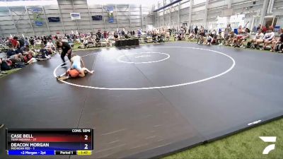 100 lbs 4th Wrestleback (16 Team) - Case Bell, Team Indiana vs Deacon Morgan, Michigan Red