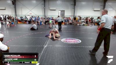 126 lbs Round 3 (4 Team) - Jackson Lane, Level Up 2 vs Kadin McCallum, Reverence Wrestling Club 2