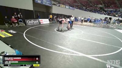 2A/1A-195 Cons. Round 3 - Lee Brainard, Oakridge vs Malachi Hansen, Central Linn