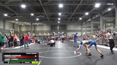 105 lbs Champ. Round 1 - Harry Langill, Sabetha vs Robert McKenzie, Olathe Raptor WC