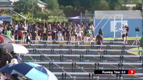 Youth Girls' 100m Hurdles, Prelims 1 - Age 13