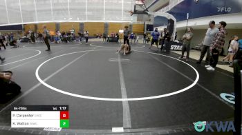 64-70 lbs Rr Rnd 5 - Paisleigh Carpenter, Choctaw Ironman Youth Wrestling vs Kaygan Walton, El Reno Wrestling Club