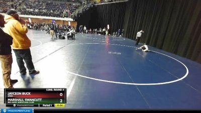 56 lbs Cons. Round 3 - Jayceon Buck, Iowa vs Marshall Swancutt, Big Game Wrestling Club