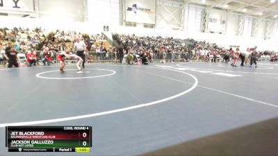 61 lbs Cons. Round 4 - Jet Blackford, Baldwinsville Wrestling Club vs Jackson Galluzzo, Club Not Listed