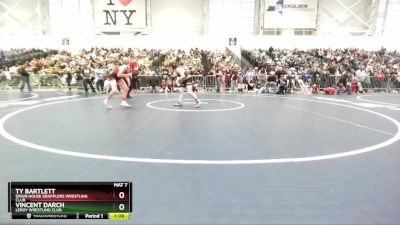 110 lbs 1st Place Match - Vincent Darch, LeRoy Wrestling Club vs Ty Bartlett, Grain House Grapplers Wrestling Club