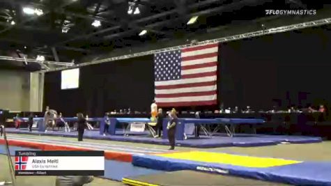 Alexis Meitl - Tumbling, USA Dynamites - 2021 USA Gymnastics Championships