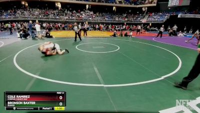 5A 157 lbs Semifinal - Cole Ramirez, Corpus Christi Ray vs Bronson Baxter, Dumas