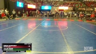 AA - 152 lbs Cons. Round 2 - Drew Humphrey, Billings West vs Kaleb Shine, Glacier (Kalispell)