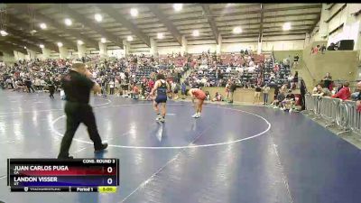 182 lbs Cons. Round 3 - Juan Carlos Puga, CA vs Landon Visser, UT