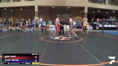 195 lbs Quarterfinal - Jesse James, MO vs Tommy Sexton, IA