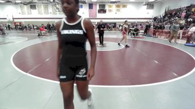 152 lbs Final - Olivia Georges, Wall Athletics vs Gelia Brutus, Unattached