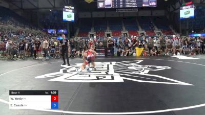 106 lbs Rnd Of 128 - William Yordy, Pennsylvania vs Eric Casula, Oklahoma