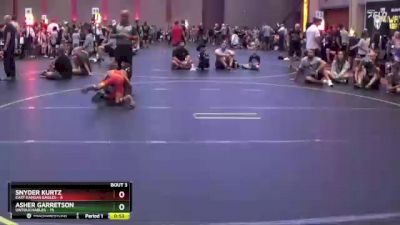 58 lbs Round 2 (4 Team) - Snyder Kurtz, East Kansas Eagles vs Asher Garretson, Untouchables