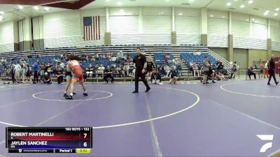 132 lbs Cons. Round 4 - Robert Martinelli, IL vs Jaylen Sanchez, OH