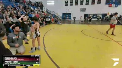 78-82 lbs Quarterfinal - Ryker Sayler, Thermopolis Wrestling Club vs Isiah Doane, Cody Wrestling Club