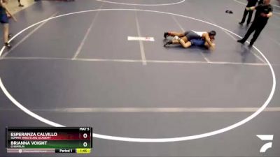 Round 2 - Esperanza Calvillo, Summit Wrestling Academy vs Brianna Voight, Champlin