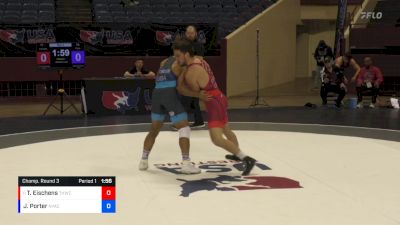 77 lbs Champ. Round 3 - Tyler Eischens, Tar Heel Wrestling Club vs Jesse Porter, New York Athletic Club