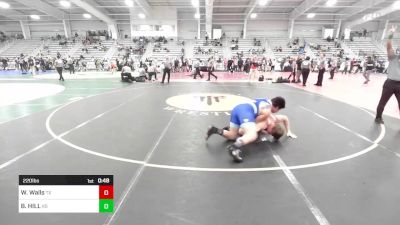 220 lbs Consolation - Walker Walls, TX vs Brayden HILL, KS